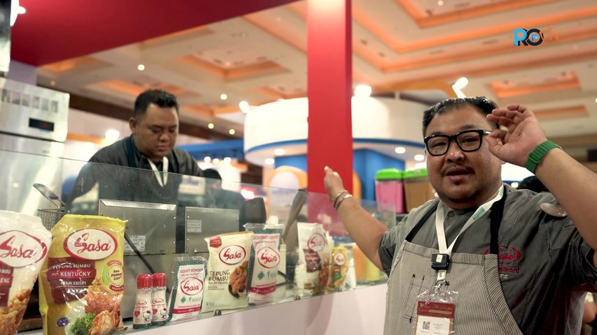 SASA MEMPERKENALKAN PRODUK UNGGULAN DI FOOD AND HOSPITALITY INDONESIA