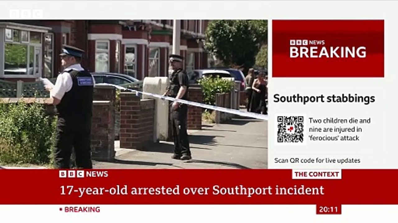 Two children dead and nine injured in dance workshop stabbing in Southport, UK- BBC News