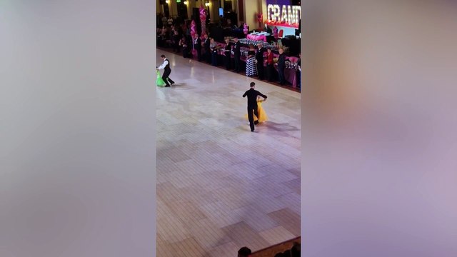 Ballroom dancing national champion, six, already competing against older dancers