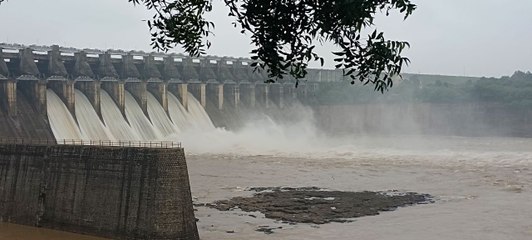 बरगी डैम के 7 गेट खुले, पानी की आवक पर तय होगा कब तक खुले रहेंगे गेट