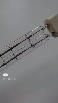 New style twin tube infrared halogen lamp IR short wave industrial emitter
