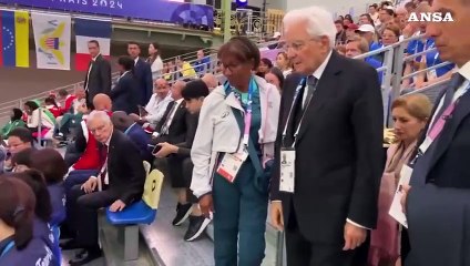 Parigi 2024, Samele abbraccia Mattarella: "Un tifoso speciale"