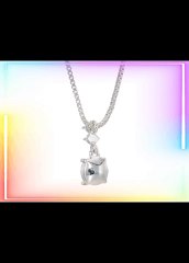 Earrings and necklace