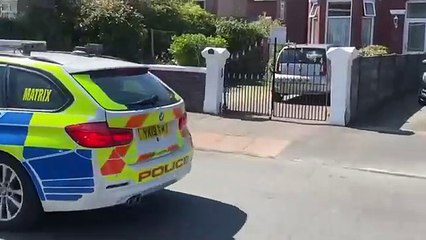 Road seized in northern England