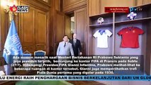 Prabowo Bertemu Presiden FIFA Dapat Tantangan Bikin Gol