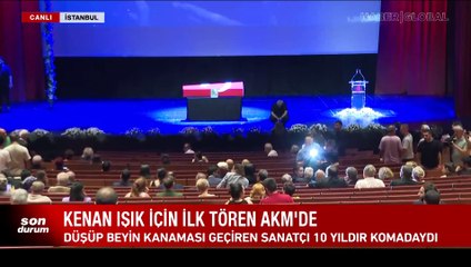 Kenan Işık için ilk tören AKM'de düzenleniyor
