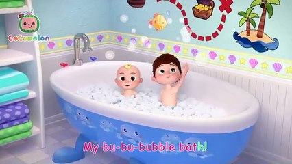 The bubbles bath poem by cocomelon officials