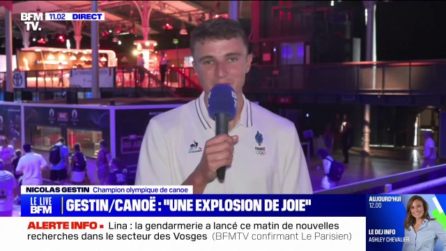 J'ai essayé de créer ma propre olympiade, de me régaler sur l'eau, de prendre du plaisir en pensant à moi , déclare Nicolas Gestin, médaillé d’or de canoë slalom