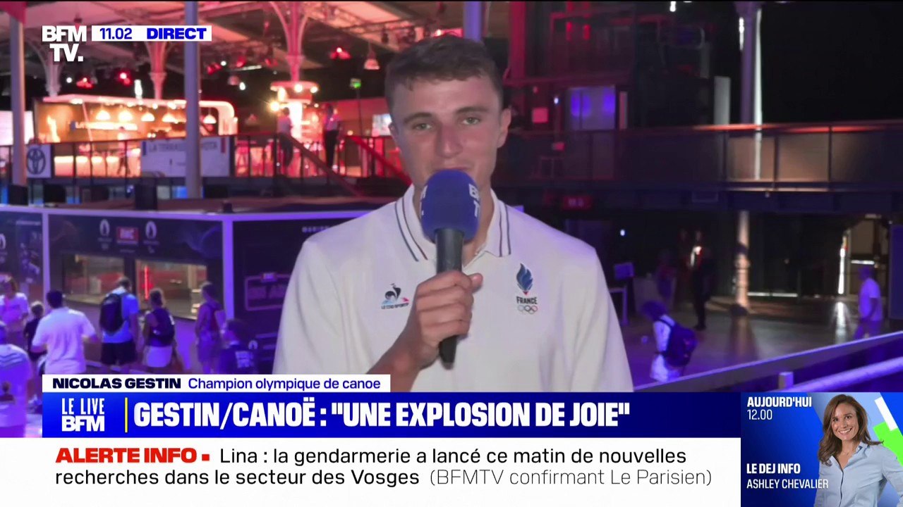 "J'ai essayé de créer ma propre olympiade, de me régaler sur l'eau, de prendre du plaisir en pensant à moi", déclare Nicolas Gestin, médaillé d’or de canoë slalom