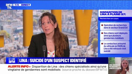 Disparition de Lina: un suspect s'est suicidé