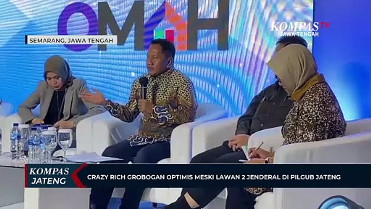 Crazy Rich Grobogan Optimis Meski Lawan 2 Jenderal di Pilgub Jateng