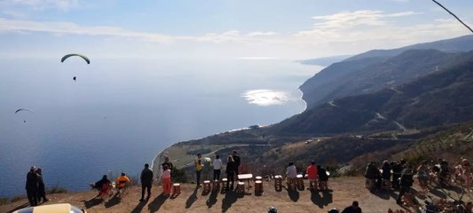 Ekstrem spor tutkunları Ganos Dağı’nda gökyüzüyle buluşuyor