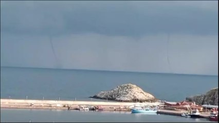 Şile'de hortum görüntülendi