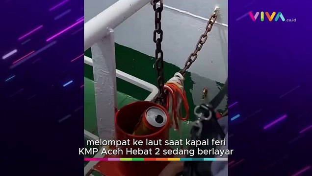 Pria Nekat Lompat ke Laut, Pemicunya Bikin Tercengang