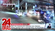 Jeep na nawalan umano ng preno, nang-araro ng 5 sasakyan; 10 sugatan | 24 Oras