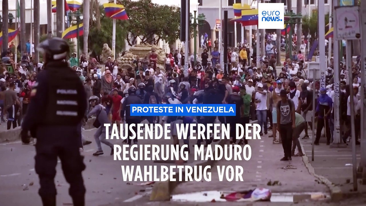 Proteste in Venezuela: Tausende werfen der Regierung Maduro Wahlbetrug vor