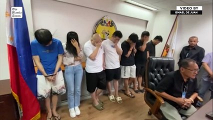 NBI presents 7 Chinese nabbed for credit card fraud