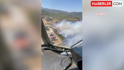 Menemen'de çıkan yangın kontrol altına alındı