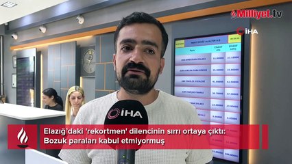 'Rekortmen' dilencinin sırrı ortaya çıktı: Bozuk paraları kabul etmiyormuş