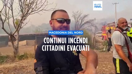 Nuovi incendi colpiscono la Macedonia del Nord