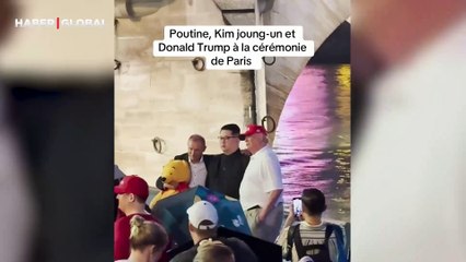 Donald Trump, Vladimir Putin ve Kim Jong-Un’a benzeyen 3 kişi Paris sokaklarında gezdi