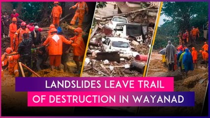 Wayanad Landslide: 54 Killed In Massive Landslides, Hundreds Trapped After Houses Washed Away