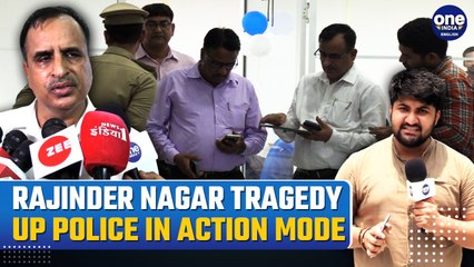 Rajinder Nagar Protest: UP Police In Action! Aakash, & FIIT JEE Basements Shut Down| Watch