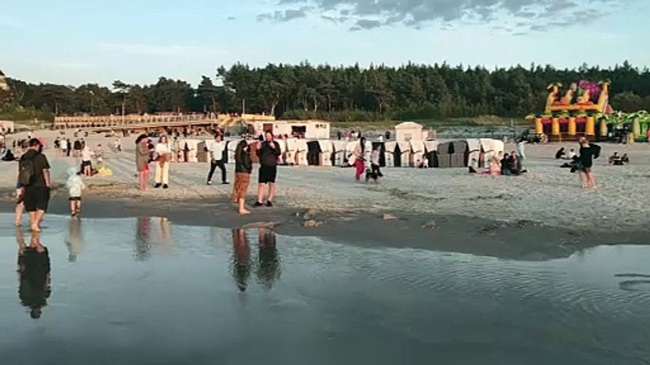 Zachód słońca Łeba