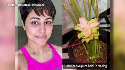 Actress Hina Khan shares "A day in my life" during chemotherapy