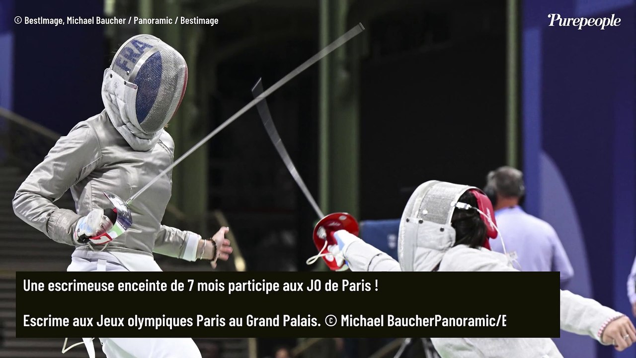 JO Paris 2024 : Enceinte de 7 mois, une athlète cache sa grossesse pour participer aux épreuves d'escrime... et remporte une victoire !