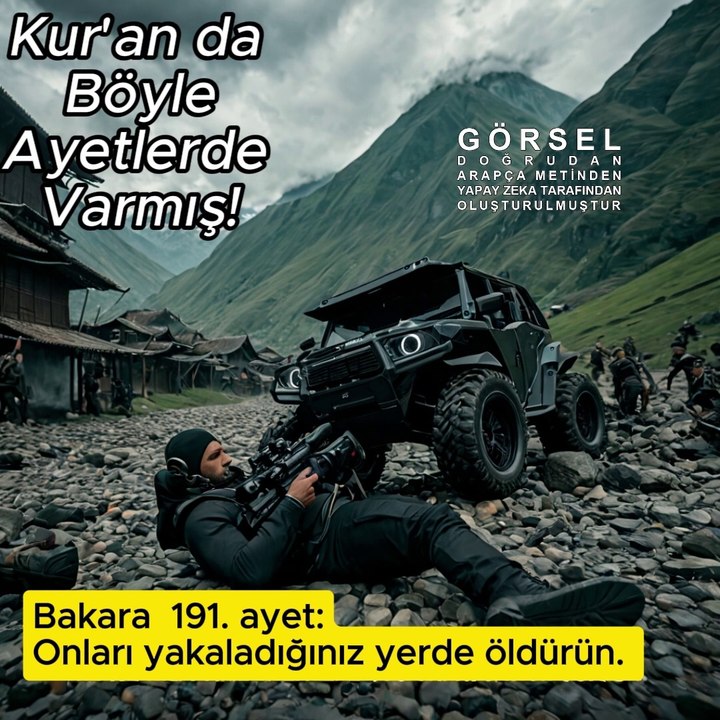 Onları yakaladığınız yerde öld*rün….. - Bakara 191.ayet