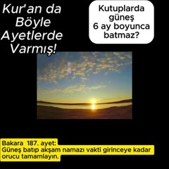 Güneş batıp akşam namazı vakti girinceye kadar…. - Bakara 187.ayet