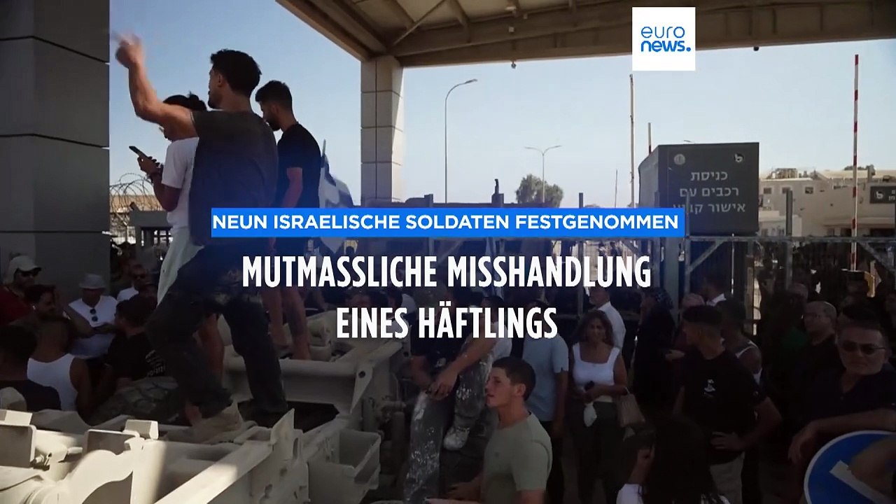 Mutmaßliche Misshandlung eines palästinensischen Häftlings: Israel nimmt neun Soldaten fest