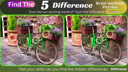 Riddles that will Blow Your Mind Find the Difference