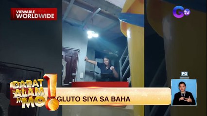 Babae, nagluto sa gitna ng baha sa kanilang bahay | Dapat Alam Mo!