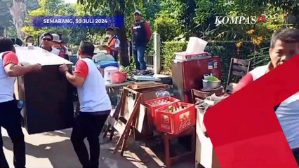 PT KAI Eksekusi 7 Rumah Dinas di Semarang, Diwarnai Adu Mulut