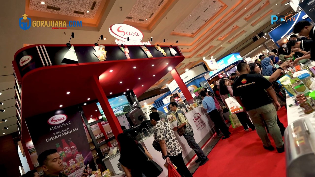 SASA MEMPERKENALKAN PRODUK UNGGULAN DI FOOD ANND HOSPITALITY INDONESIA