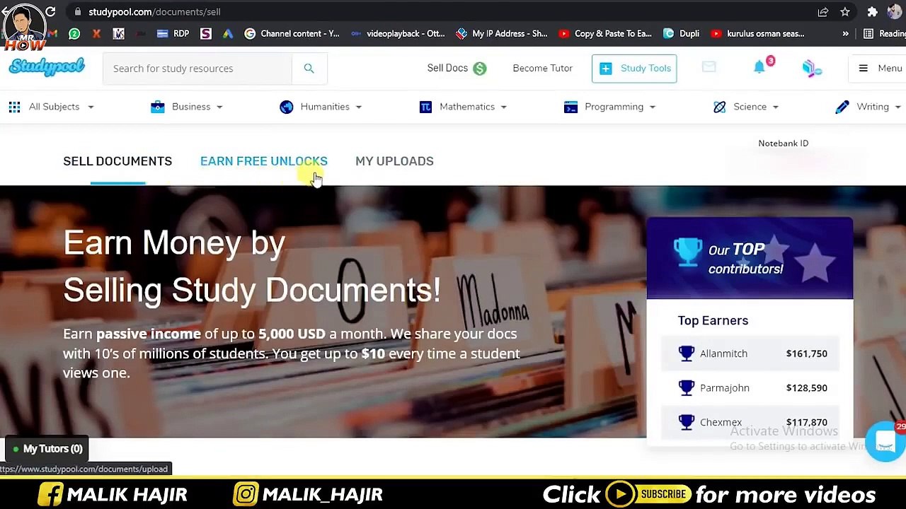 Make Money By Uploading Documents, Notes, Old Assignments On StudyPool