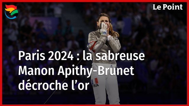 JO 2024 : Manon Apithy-Brunet décroche l'or au sabre après une finale franco-française