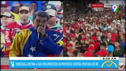 Venezuela retira a sus diplomáticos en protesta en contra de postura de RD| El Despertador