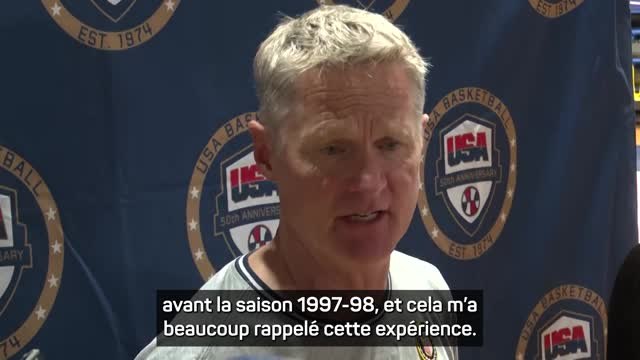 Paris 2024 - Steve Kerr se remémore une tournée à Paris avec les Bulls