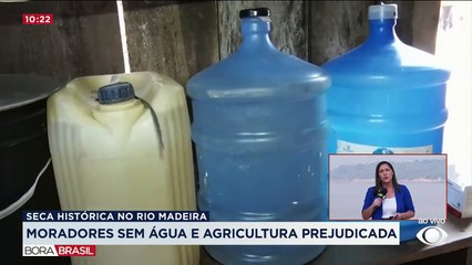 Seca histórica deixa nível do rio Madeira abaixo do esperado