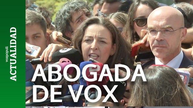 La abogada de Vox analiza la no declaración de Pedro Sánchez