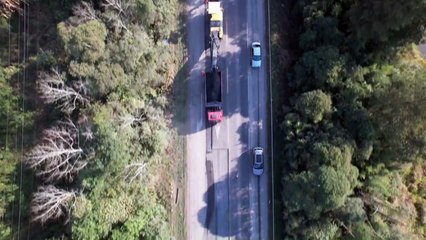 Obras afetam trânsito da BR-280 em três cidades do Norte de SC
