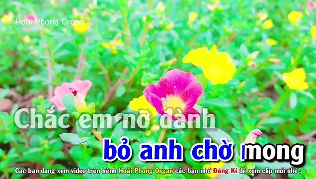 Karaoke Con Đò Lỡ Hẹn Nhạc Sống (Beat Hay) Tone Nam - Hoài Phong Organ