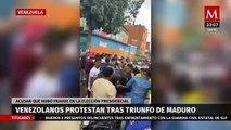 Protestas masivas en Venezuela contra la victoria de Maduro