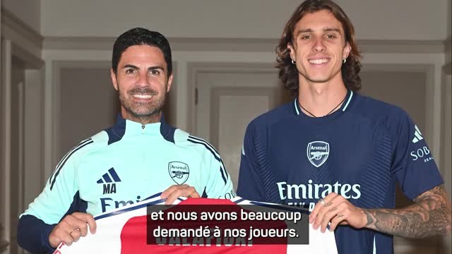 Arsenal - Arteta : Calafiori a les qualités pour nous permettre d’être meilleurs