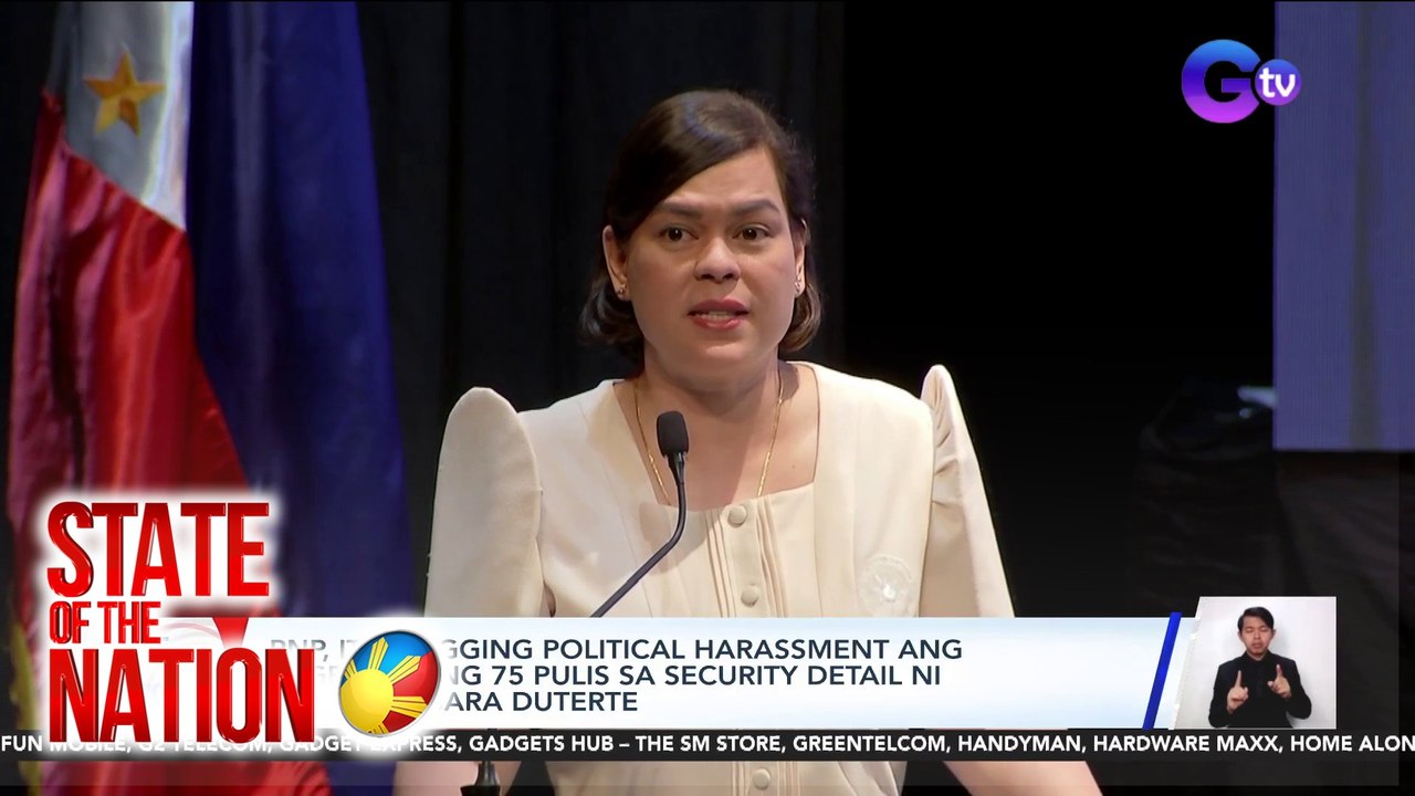 PNP, itinangging political harassment ang pagbawas ng 75 pulis sa security detail ni Vice Pres. Sara Duterte | SONA