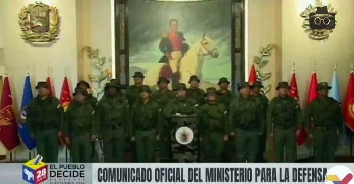 El ministro de Defensa de Venezuela, Vladimir Padrino López, denunció un golpe de Estado en marcha
