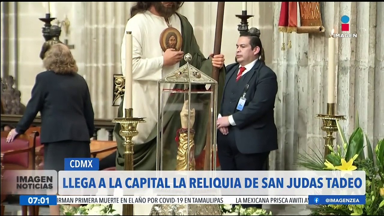 Reliquia de San Judas Tadeo llega a la Ciudad de México